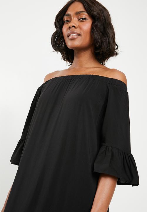 STYLE REPUBLIC - Maxi bardot dress - black