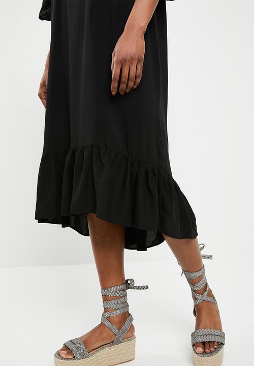 STYLE REPUBLIC - Maxi bardot dress - black