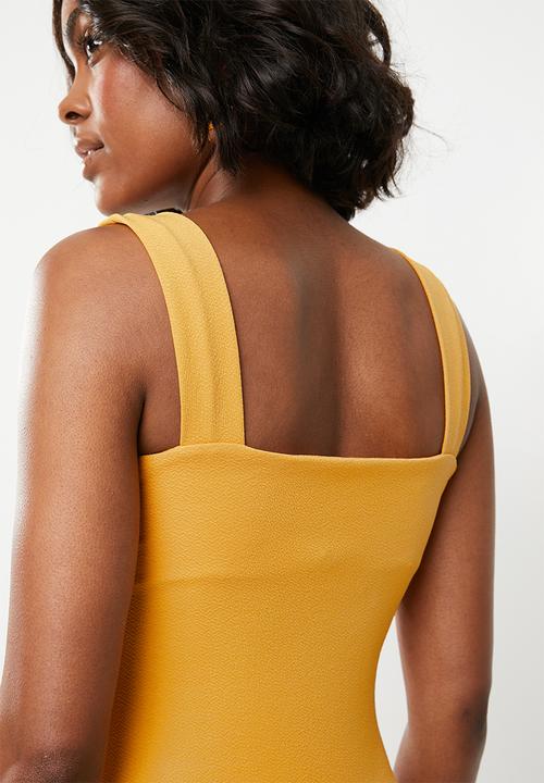 STYLE REPUBLIC - Basic bodycon dress - yellow