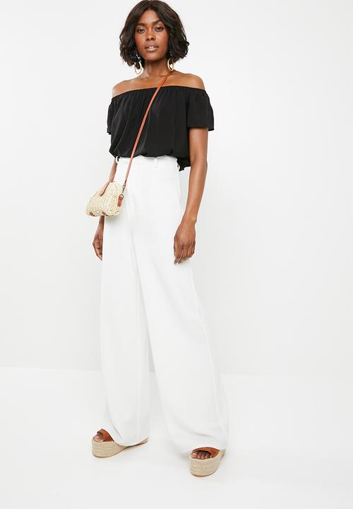 STYLE REPUBLIC - Bardot top - black
