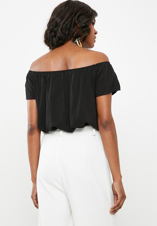 STYLE REPUBLIC - Bardot top - black
