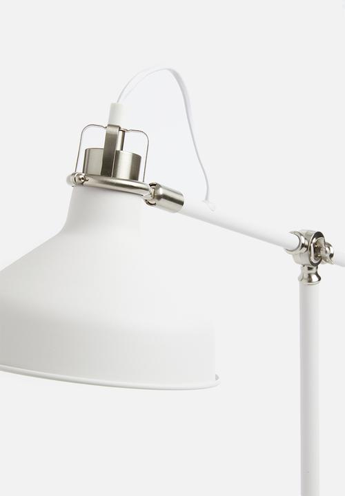 Present Time - Copious desk lamp - metal white