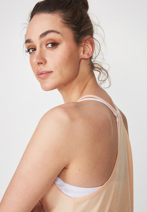 Cotton On - Refined tank top - peach