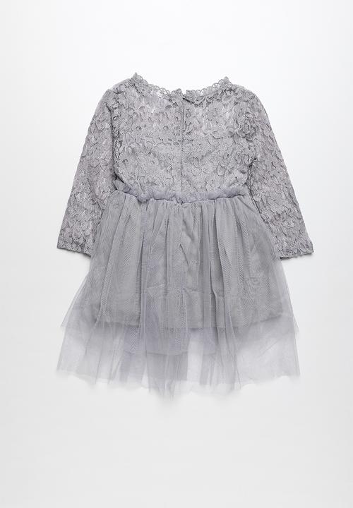 Pop Candy - Lace dress - grey