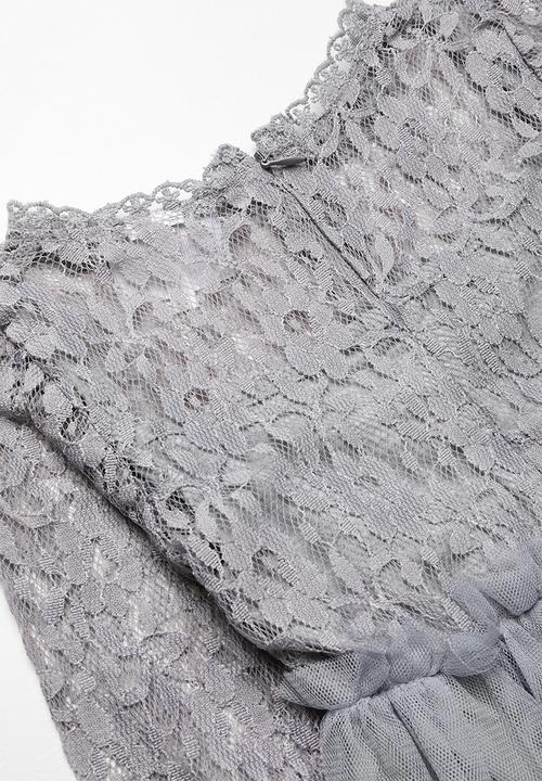 Pop Candy - Lace dress - grey