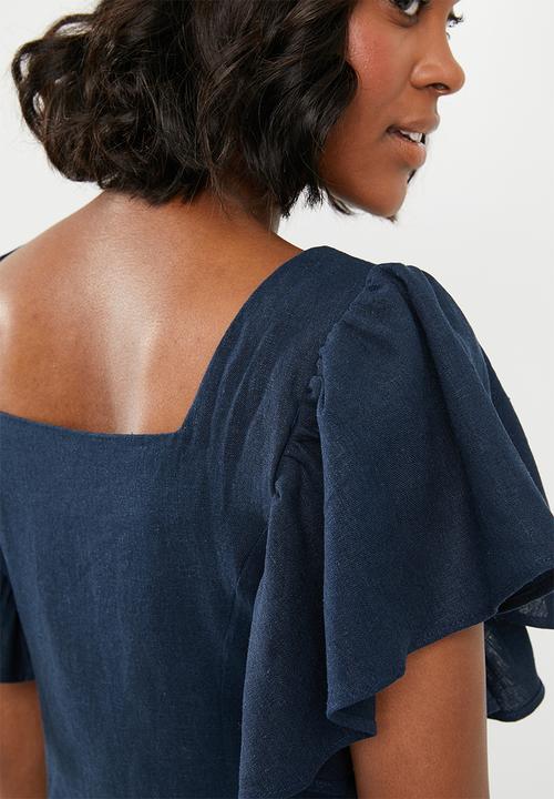 STYLE REPUBLIC - Front button blouse - navy