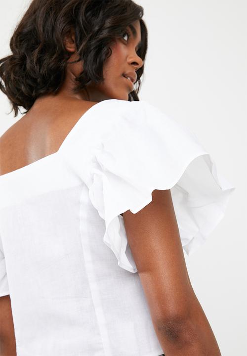 STYLE REPUBLIC - Front button blouse - white