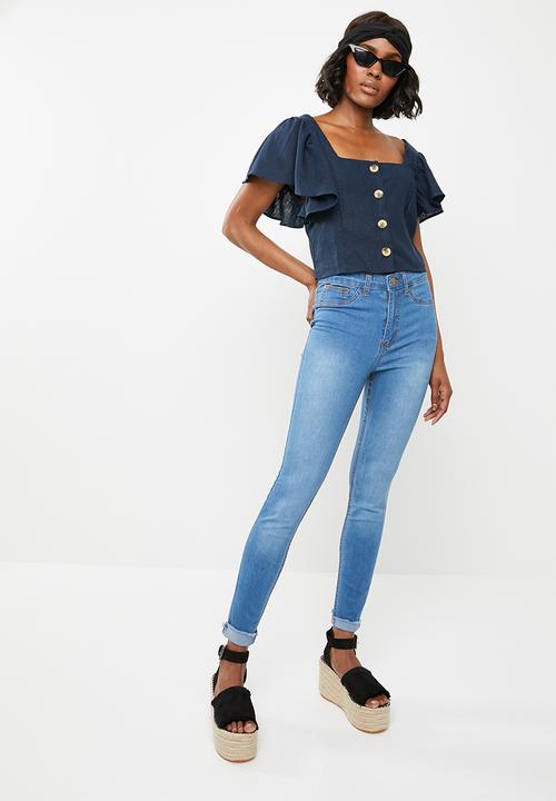 Superbalist - Upstyled jegging - blue