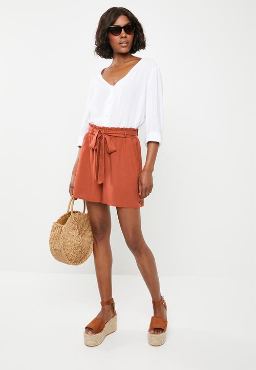 Superbalist - Soft flowy short - tan