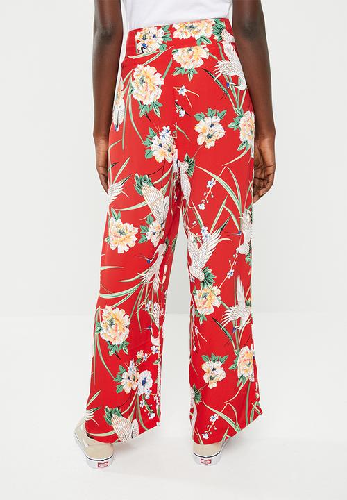 STYLE REPUBLIC - Highwaisted pants - red 