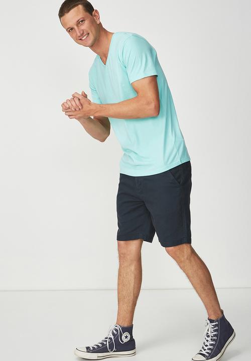 Cotton On - Essential V-neck tee - blue