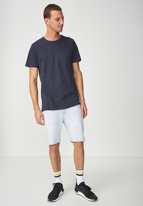 Cotton On - Essential crew neck short sleeve tee - navy