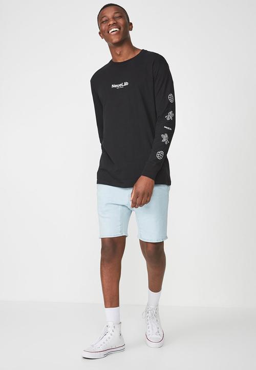 Cotton On - Tbar long sleeve tee - black