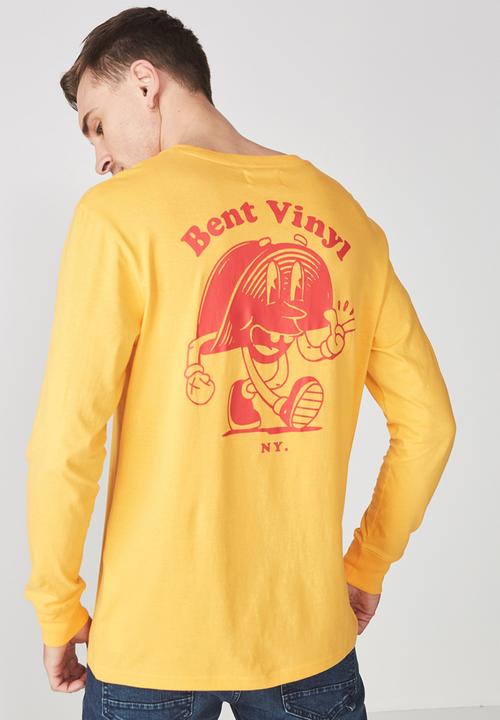 Cotton On - Tbar long sleeve tee - yellow