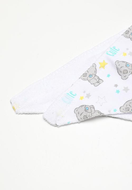 Character Baby - Tinny tatty teddy 2 pack bandana bibs - grey
