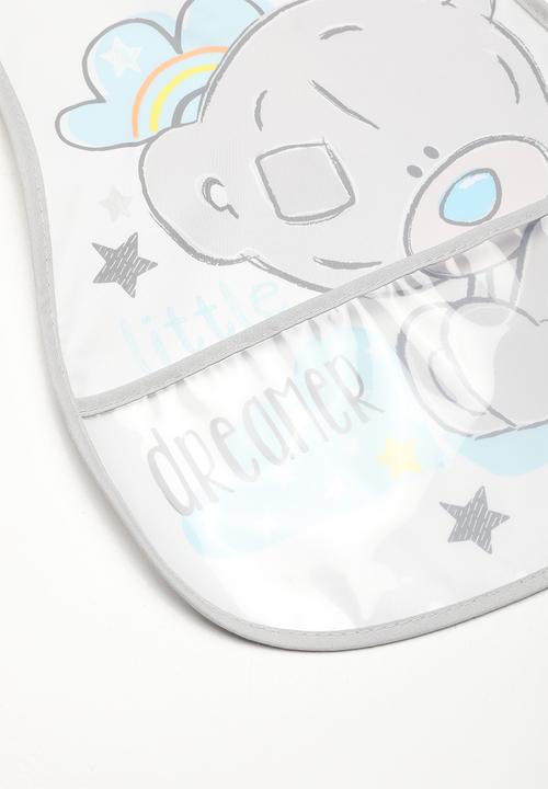 Character Baby - Tinny tatty teddy catcher bib - grey