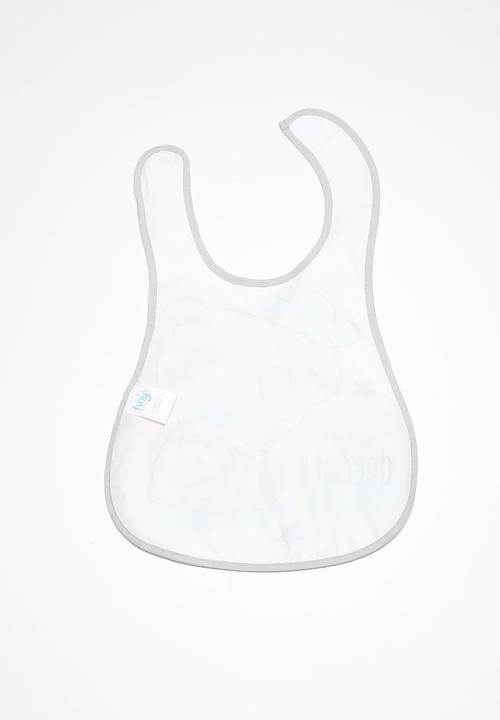 Character Baby - Tinny tatty teddy catcher bib - grey