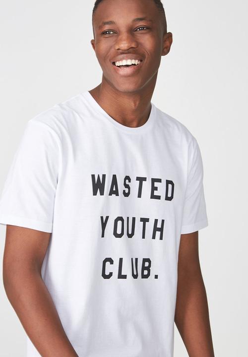 Cotton On - Tbar tee - white