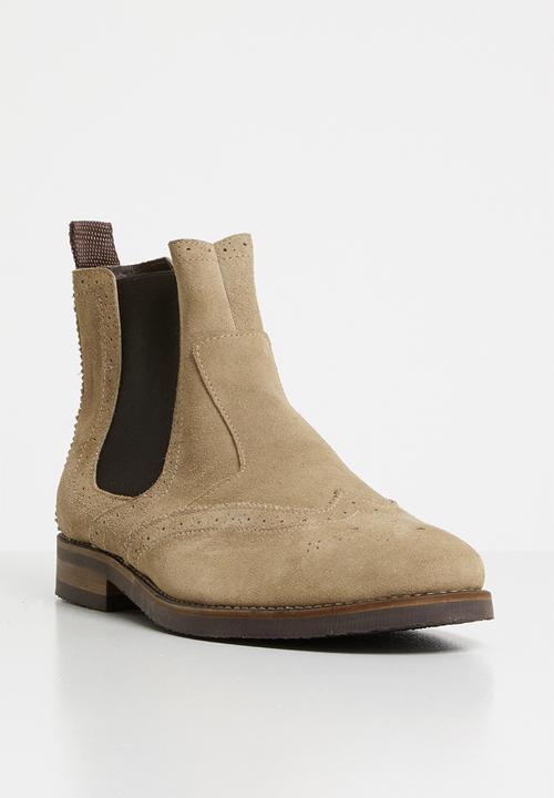 Superbalist - Brogue Chelsea - stone