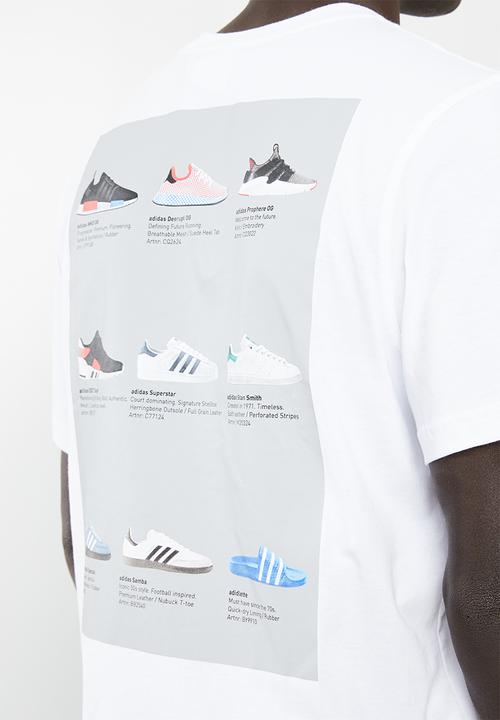 adidas Originals - Catalog short sleeve tee - white