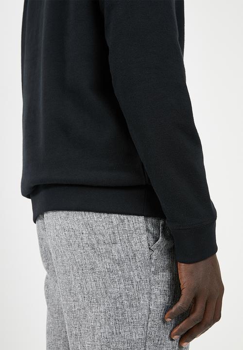 adidas Originals - Raglan trefoil crew sweat - black & white