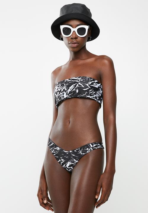 Lithe - Reversible bikini set - black