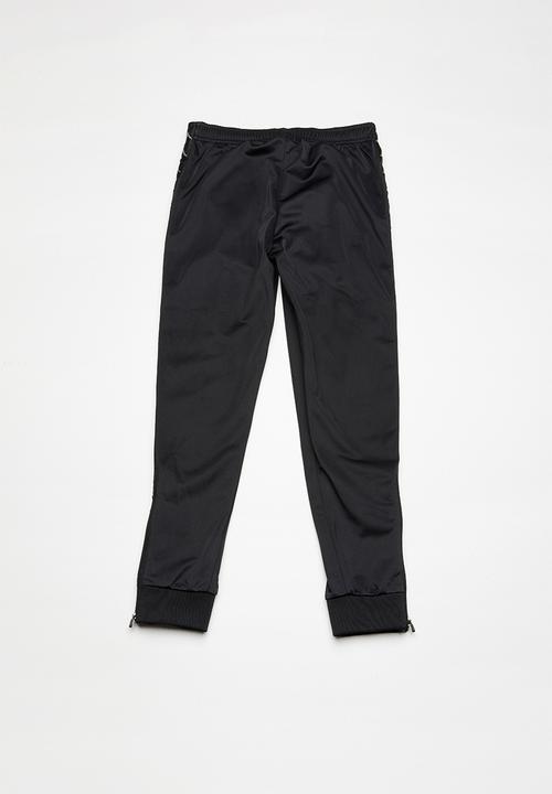 KAPPA - 222 banda rastoria rib slim trackpants - black