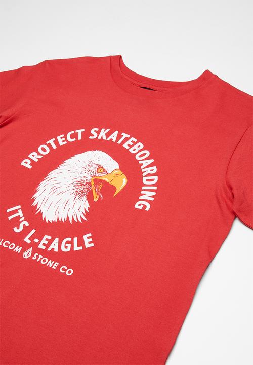 Volcom - Skate free tee - red