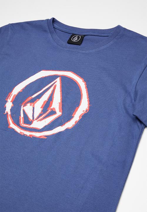 Volcom - Glitchy tee - blue