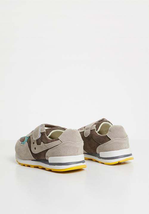Pop Candy - Kids leather combo strap and lace sneaker - blue