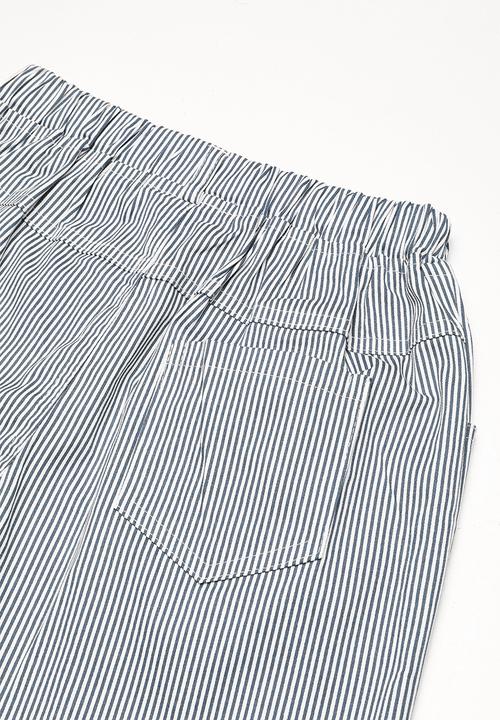 Pop Candy - Stripe printed shorts - blue