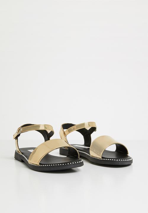 Pop Candy - Kids patent sandal - gold