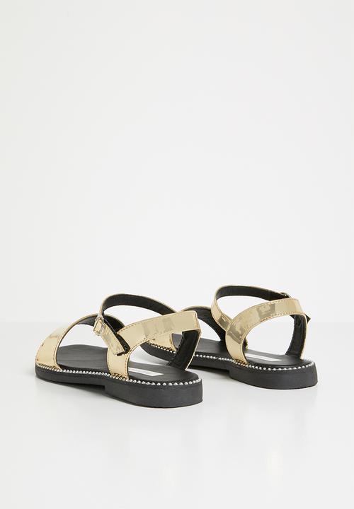Pop Candy - Kids patent sandal - gold
