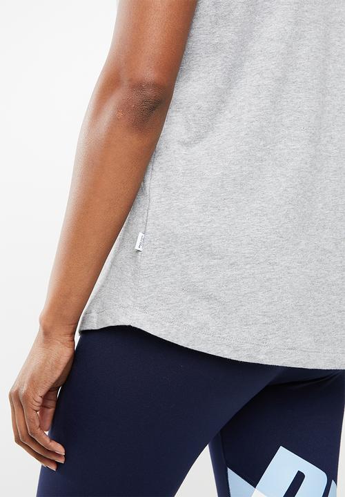 PUMA - Essential logo tank tee - grey