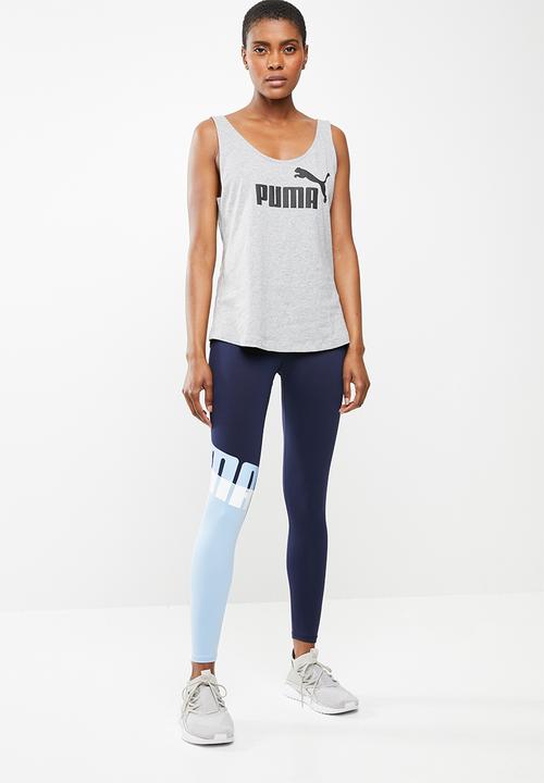 PUMA - Essential logo tank tee - grey