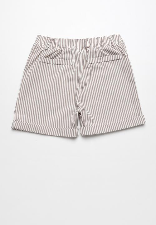 Superbalist - Pocket chino long shorts - brown & white