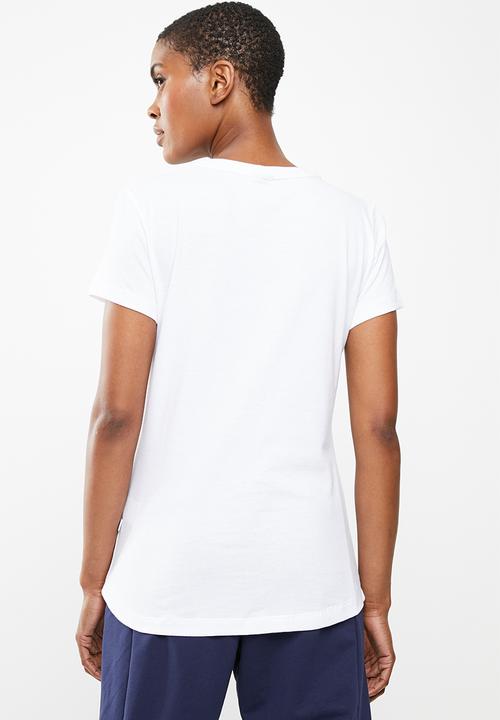 PUMA - Essential logo tee - white