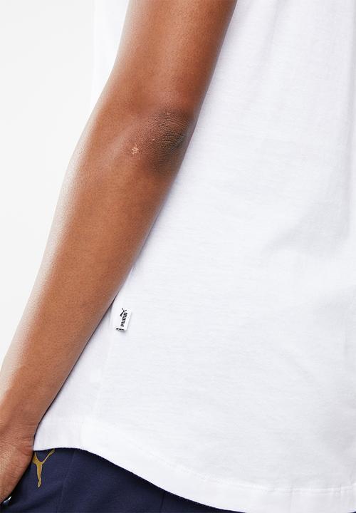 PUMA - Essential logo tee - white