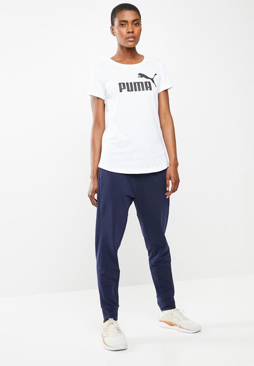 PUMA - Essential logo tee - white