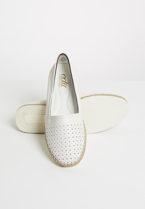 edit - Leather pumps - white