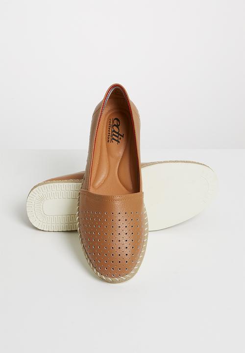 edit - Leather pumps - tan