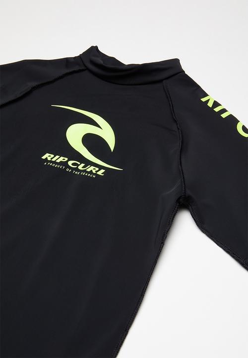 Rip Curl - Icon L/S rashie - black