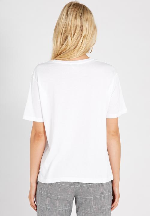 Supré  - Graphic tee - white 
