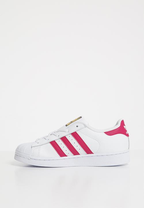 adidas Originals - Kids Superstar C - white/pink/white