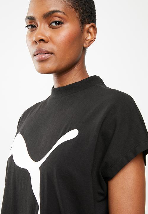 PUMA - Evostripe logo tee - black