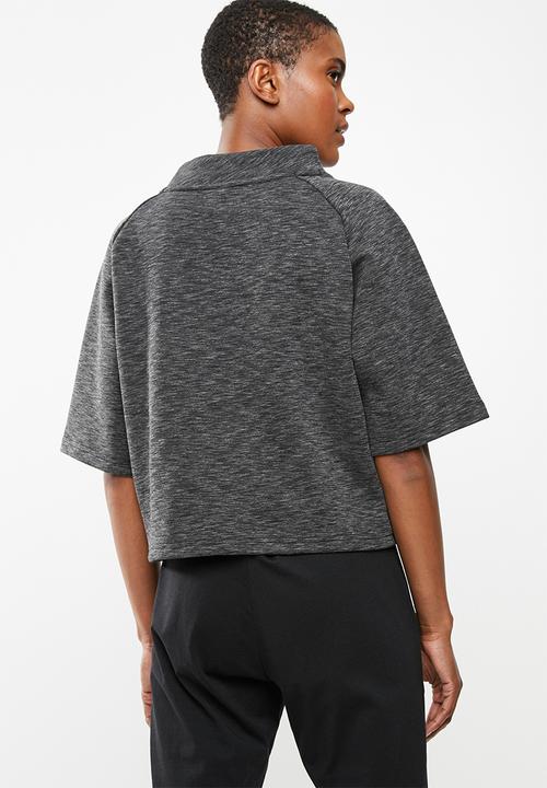 PUMA - Evo stripe sweat tee - grey 