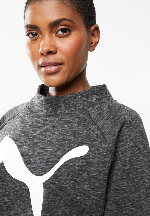 PUMA - Evo stripe sweat tee - grey 