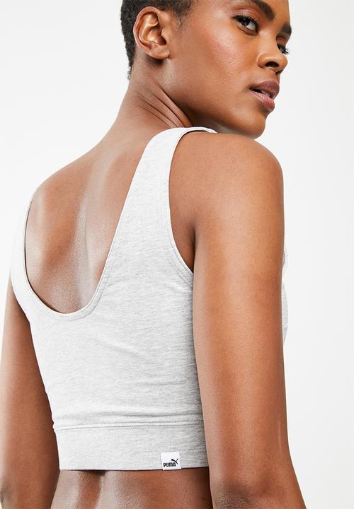 PUMA - Essential crop top - grey
