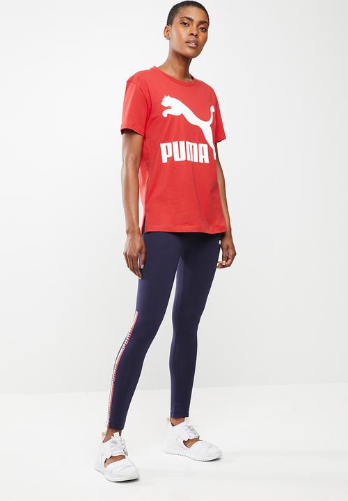 PUMA - Classics logo tee - red