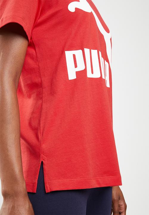 PUMA - Classics logo tee - red